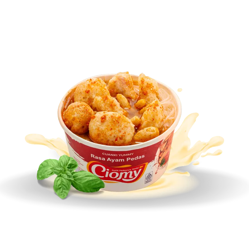 Cuanki Cup Ayam Keju Pedas
