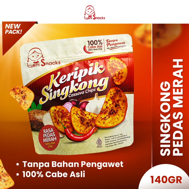 Cassava Chips - Spicy Red Chili