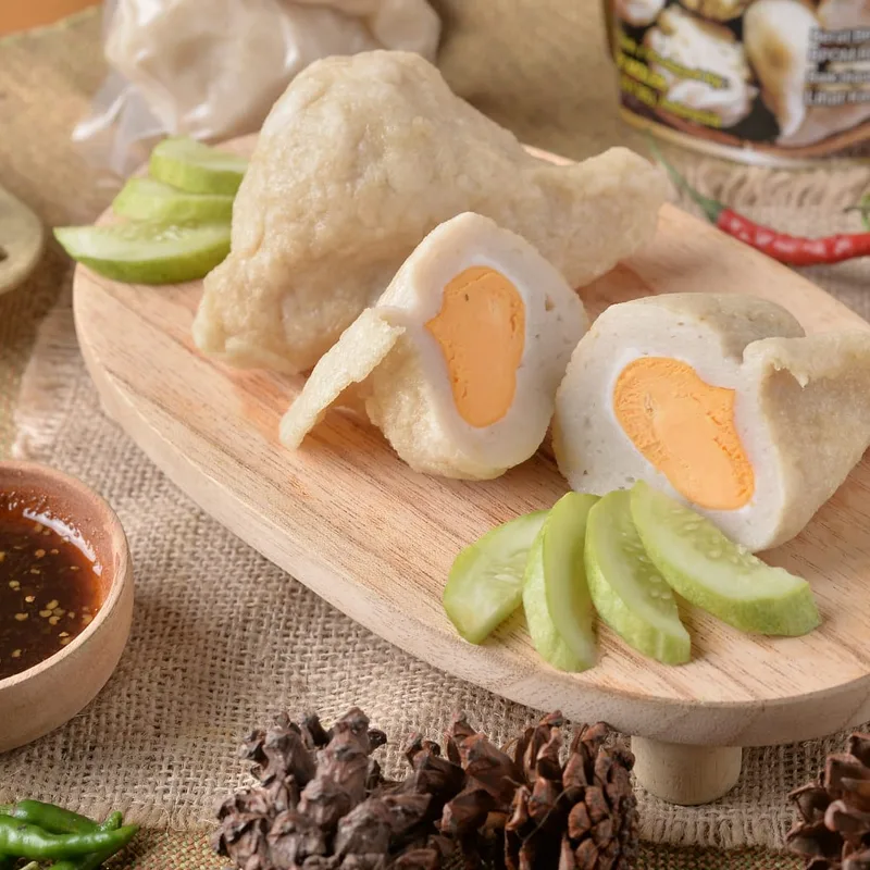 pempek kapal selam telur bebek